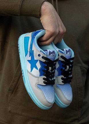 Кроссовки bape sk8 sta kamo blue распродаж sale 3