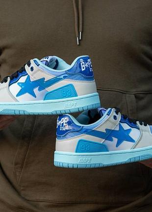 Кроссовки bape sk8 sta kamo blue распродаж sale 5