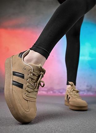 Женские кроссовки campus zam camel нп4926(k3 1 - 00)