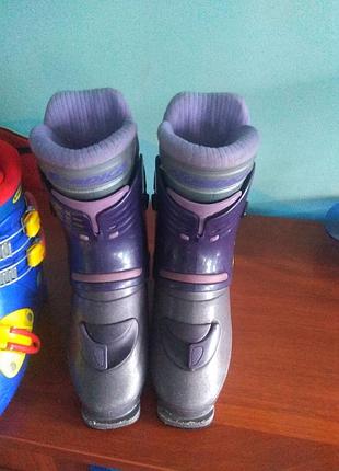 Женские лыжные ботинки vintage purple nordica bioflex 80