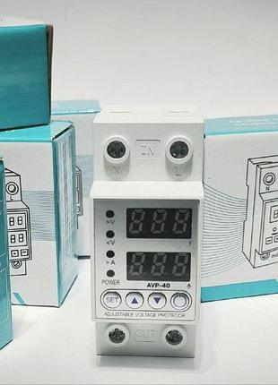 Реле защиты от перепадов напряжения  220v 63a 2din