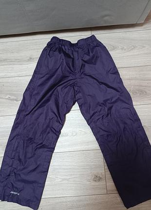 Плащевые брюки на 9-10 лет