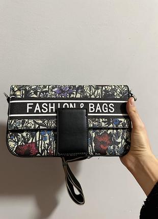 Sale❤️ сумка новая женская цветочная кросс боди