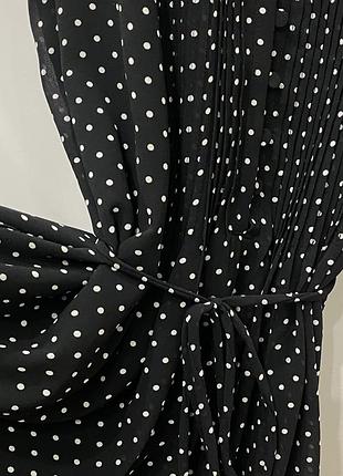 Елегантна чорна сукня в горошок від h&m 🖤✨ 5