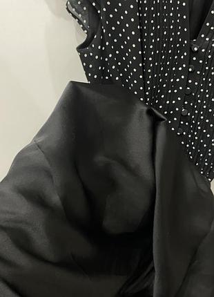 Елегантна чорна сукня в горошок від h&m 🖤✨ 8