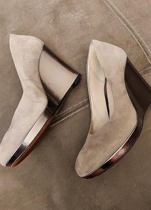 Туфли туфлы из натуральной замши clarks