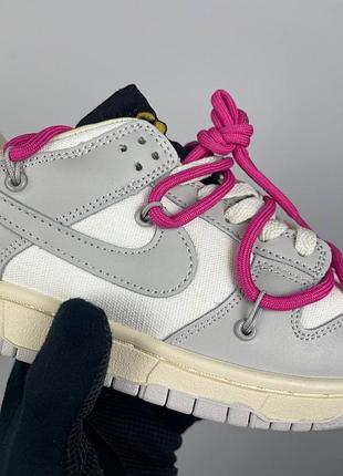 Кроссовки nike dunk low off-white lot 30 dm1602-122 6