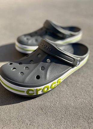 Crocs bayaband charcoal чоловічі крокси сабо crocs bayaband charcoal crocs clog