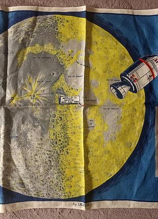 Рушник кухонний " apollo 11" вінтаж великобританія