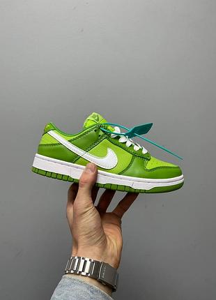 Кроссовки nike sb dunk low chrolophyll green 2