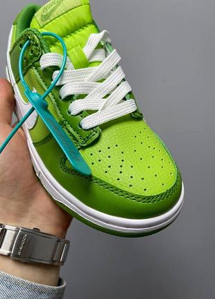 Кроссовки nike sb dunk low chrolophyll green 6