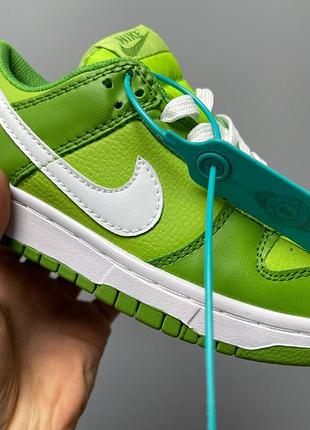 Кроссовки nike sb dunk low chrolophyll green 7