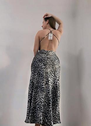 Леопардовое платье от zara