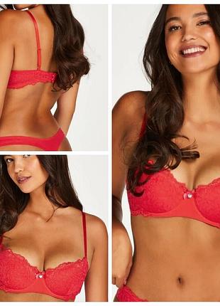 Hunkemoller! яскравий жіночий бюстгалтер з мереживом 75е
