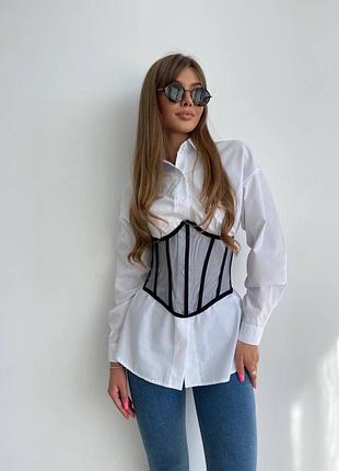 Жіночий корсет для сорочки футболки