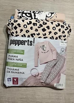 Пепперс! трикотажная пижама для девочки 158/164