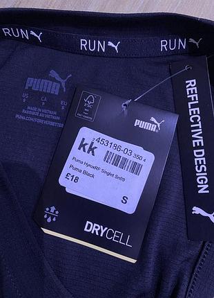 Женская спортивная майка оригинал puma hyrox черная размер s 8