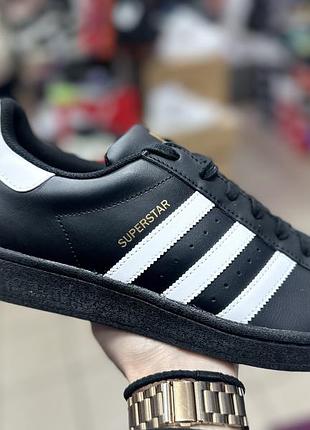 Кроссовки adidas superstar leather 3