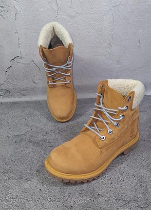 Черевики timberland lilla 6-inch waterproof stringati водонепроникні жіночі чоботи шкіряні кросівки gore-tex зимові