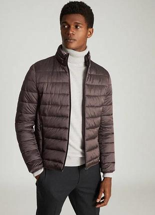 Reiss  премиум cтеганая куртка armstrong с воротником-трубой /11794/