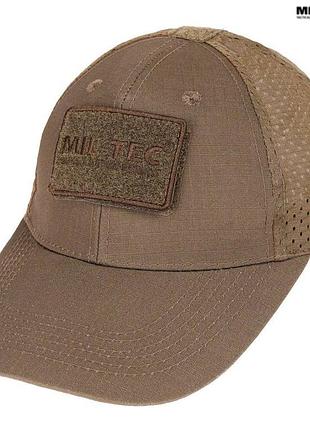 Бейсболка mil-tec Google baseball cap coyote с сеткой