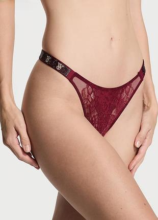 Трусики victoria’s secret размер m. very sexy crotchless brazilian. виктория сикрет