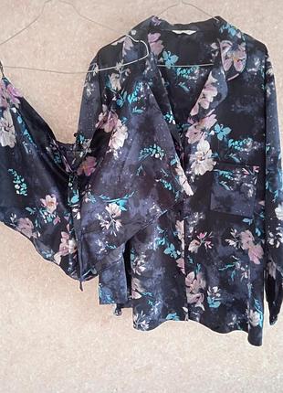 Пижама атласная m&s 20р