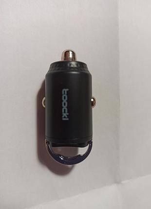 Автомобильная зарядка в прикуриватель type c 45w
