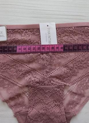 Комплект (3шт) кружевных трусиков в размерах s-м и l-xl 4
