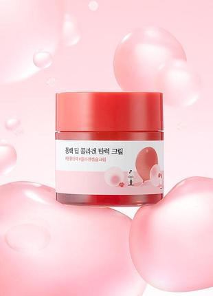 Крем з колагеном round lab camellia deep collagen firming cream, 50 ml