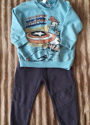 Костюм на мальчика с капитаном америка