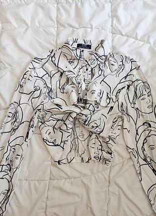 Рубашка в интересный принт