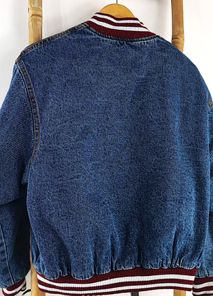 Стильний джинсовий бомбер pull&bear4 фото