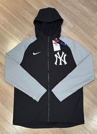 Куртка вітровка nike baseball new york yankees therma-fit розмір l