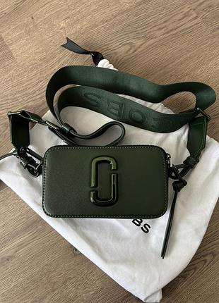 Шкіряна сумка marc jacobs snapshot bag оригінал
