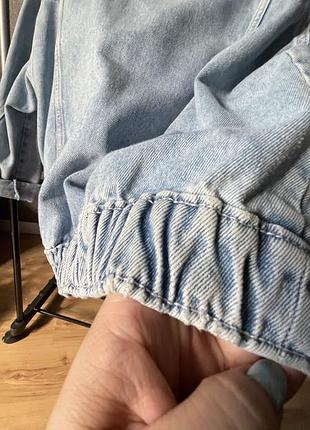 Джинсовий бомбер bershka бавовна 6