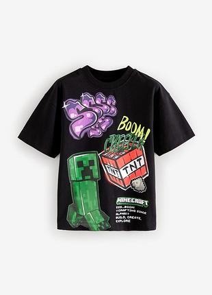Футболка некст для хлопчика minecraft майнкрафт
