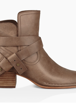 Ugg ботинки кожаные
