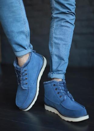 Мужские угги ugg neumel blue10 фото