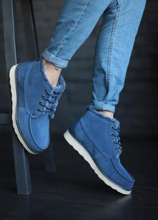 Мужские угги ugg neumel blue4 фото