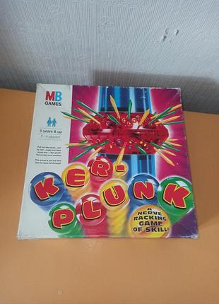 Весела гра ker plunk, настільна гра фірми mb games