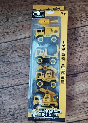 Набір ігровий, конструктор, будівельна техніка