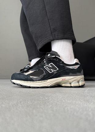 Мужские кроссовки new balance x thisisneverthat black/grey | smb