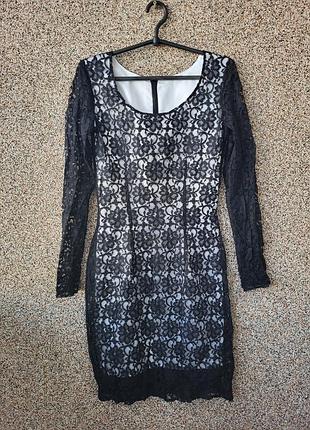 Платье вечернее ажурное, платье