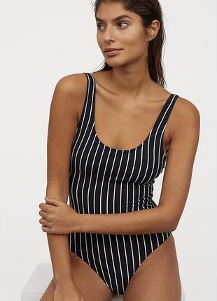 Слитный фактурный купальник жатка рубчик