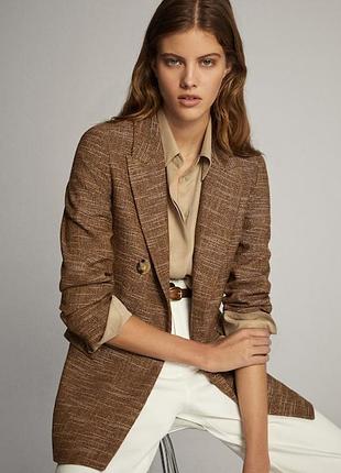 Massimo dutti. пиджак трендовый.  на s/m