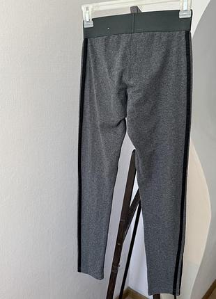 Хлопковые спортивные лосины леггинсы adidas xs s 4