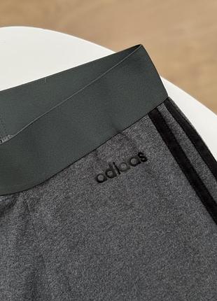 Хлопковые спортивные лосины леггинсы adidas xs s 6