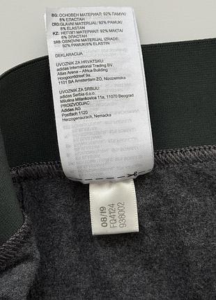 Хлопковые спортивные лосины леггинсы adidas xs s 9