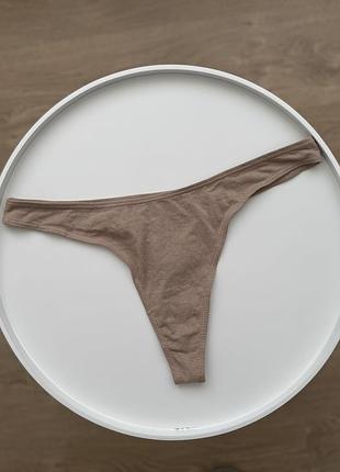 Хлопковые трусики стринги h&m m l